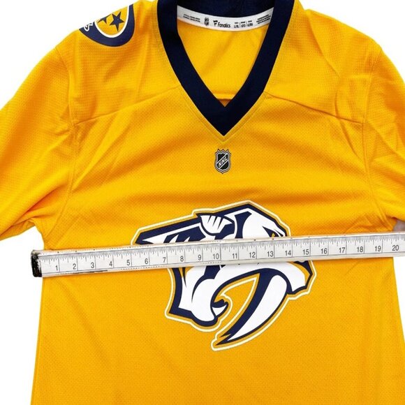 NEW Nashville Predators Home Fanatics NHL Hockey Jersey Boys Youth L/XL - Picture 6 of 8